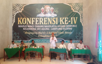 Konfercam IV MWCNU Jati Agung; Kiyai Masduki, M.Pd.I dan Ustadz Ahmad Anshori, S.Pd.I terpilih menjadi Rais Suryah dan Ketua Tanfidziyah